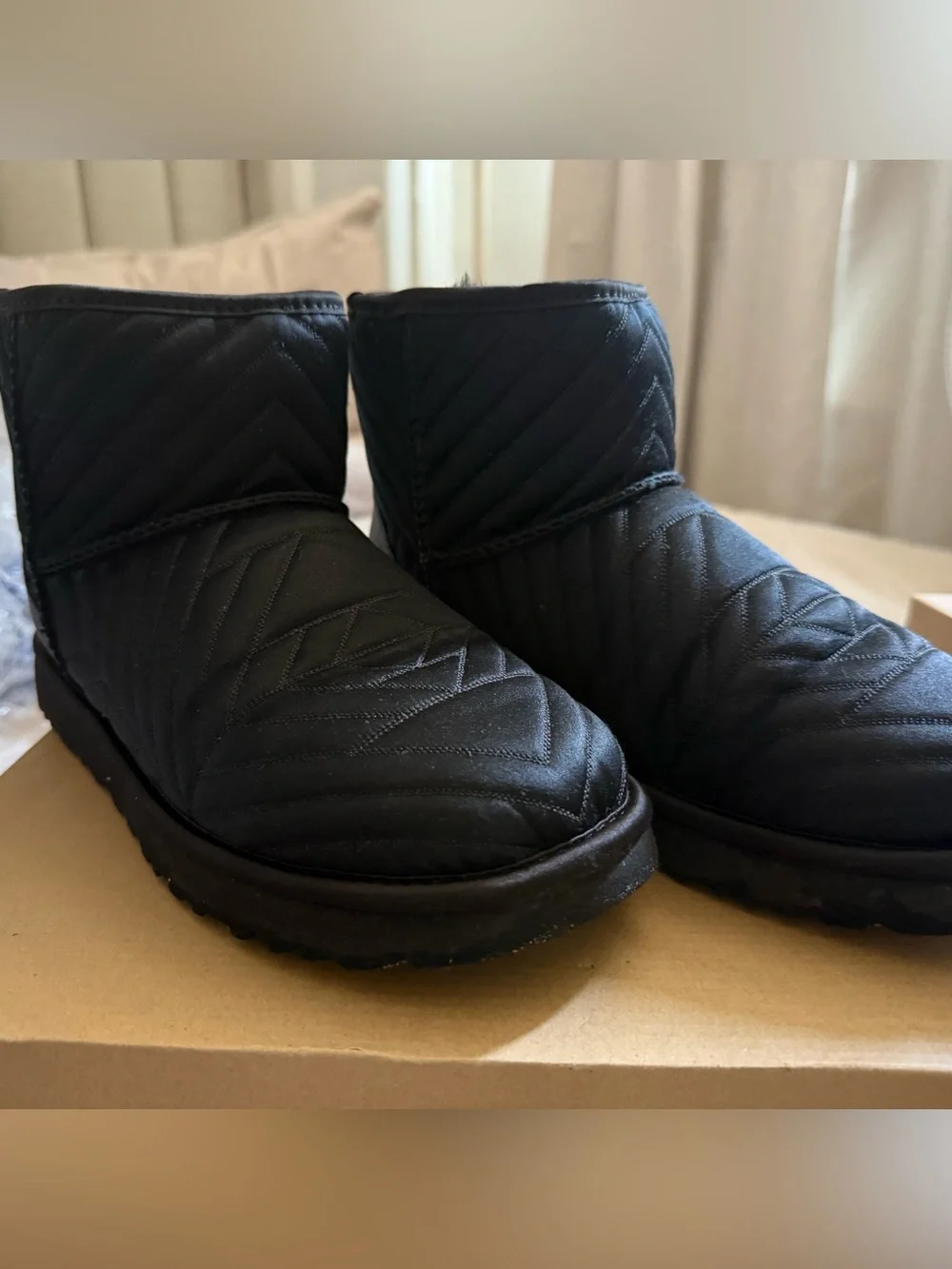 UGG Mini Quilted Satin Boots